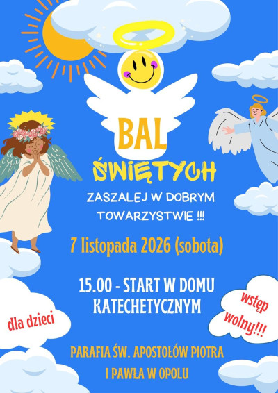 Bal Wszystkich Świętych - 7 listopada 2026